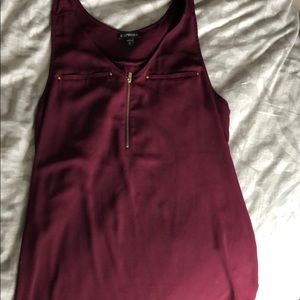 Express tank with zipper